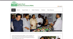 Desktop Screenshot of prem.org.in